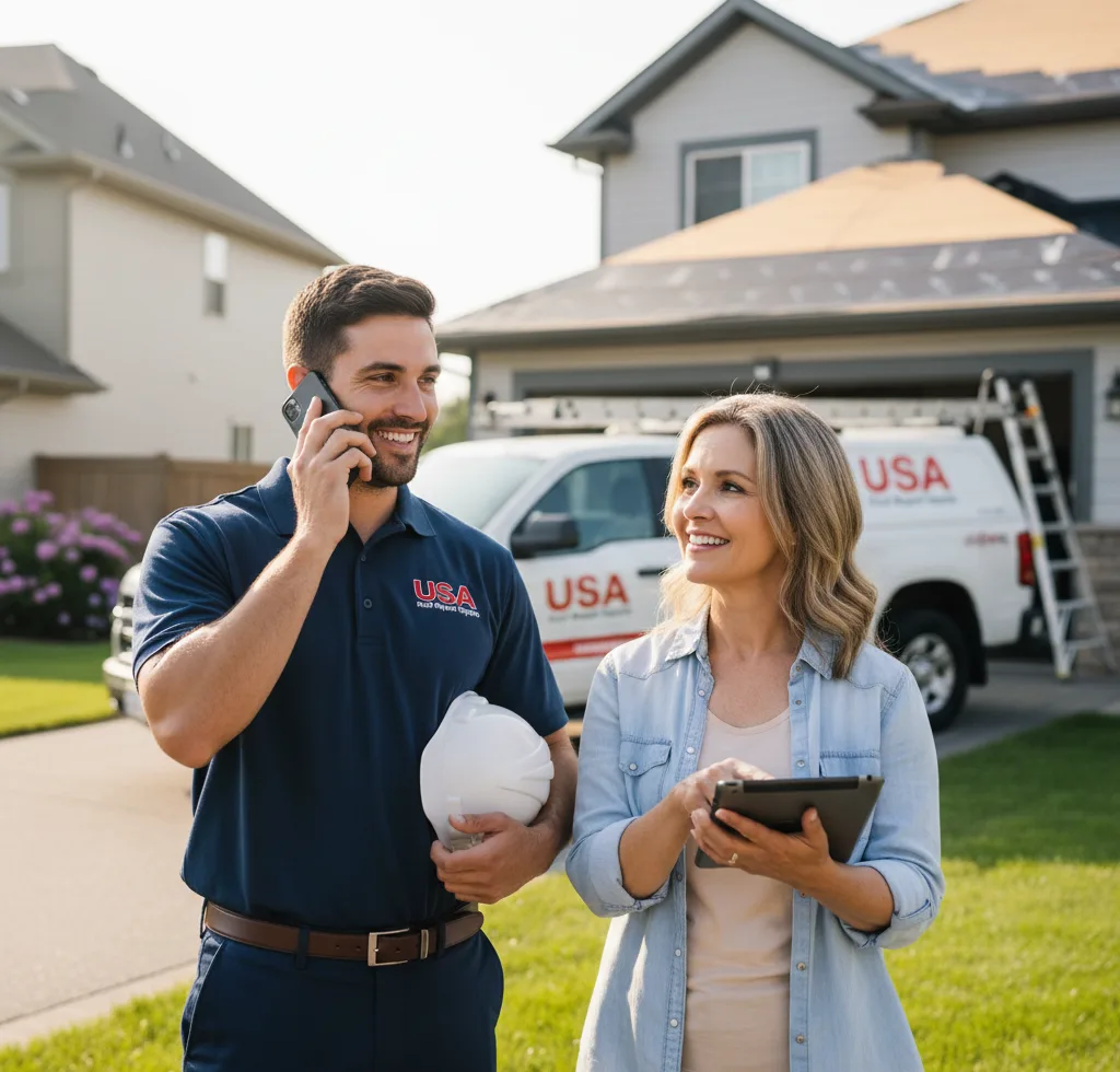 USA Roof Repair Experts customer support in Clare